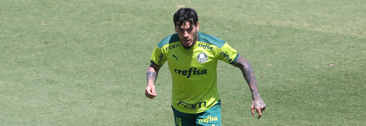 Gustavo Gómez se recupera da Covid-19 e volta aos treinos no Palmeiras