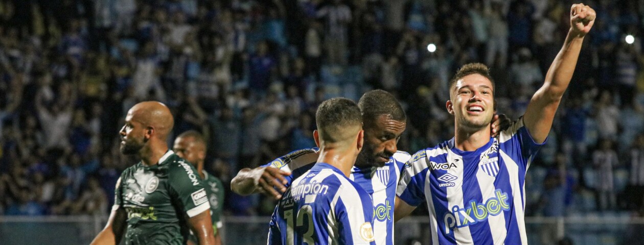 Muriqui, Bissoli e Morato atingem marca de 80% dos gols do Avaí no Campeonato Brasileiro. Os demais gols foram marcados por Raniele e William Pottker.