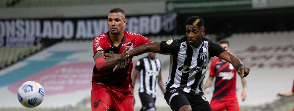 Neste sábado (27), Ceará e Athletico-PR se encontram na Arena da Baixada, às 21h, para a disputa da 24ª rodada do Campeonato Brasileiro