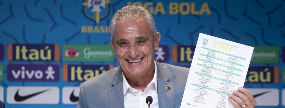 Fim do mistério! Tite anuncia os 26 nomes presentes na Copa do Mundo do Catar. Confira os clubes brasileiros que mais emprestaram jogadores à Seleção