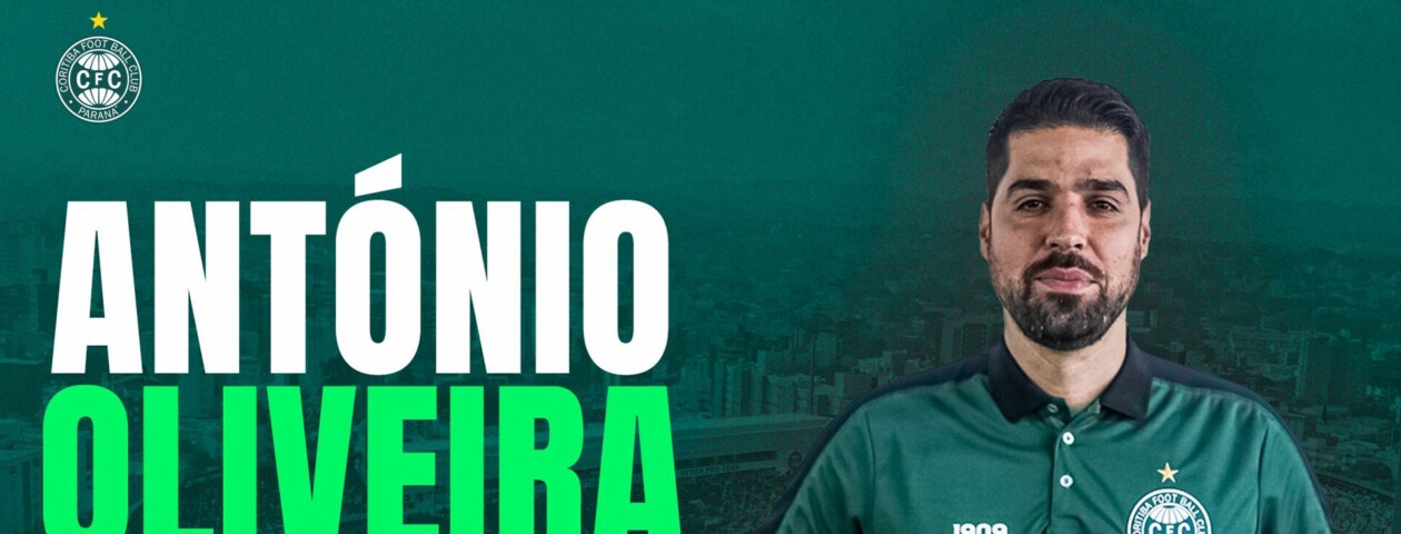 O técnico português António Oliveira chega para assumir o comando do Coritiba após a saída de Guto Ferreira nas rodadas finais da Série A