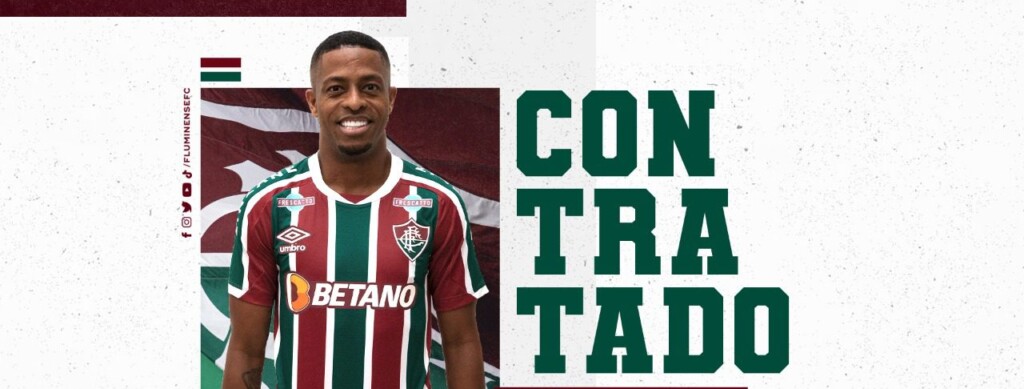 O atacante Keno é o quinto reforço do Fluminense para a temporada 2023. O tricolor já anunciou Guga, Lima, Vitor Mendes e o goleiro Vitor Eudes