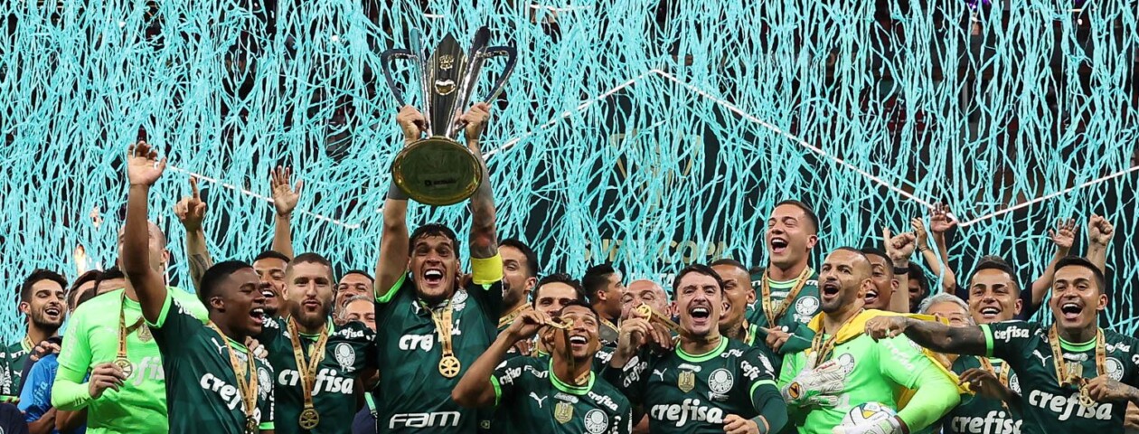Após vencer o Flamengo por 4 a 3 e faturar a Supercopa do Brasil, o Palmeiras se isolou como o time com mais títulos nacionais conquistados